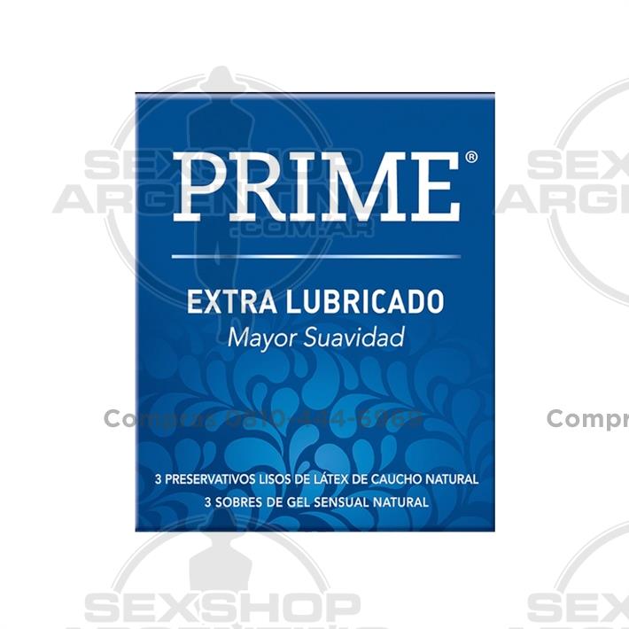 Preservativos Prime Extra Lubricados